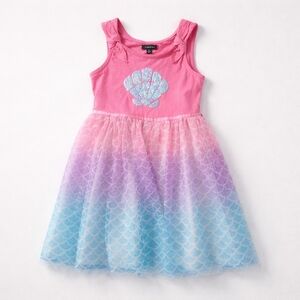 Zunie Pink Dress with Sequin Detail